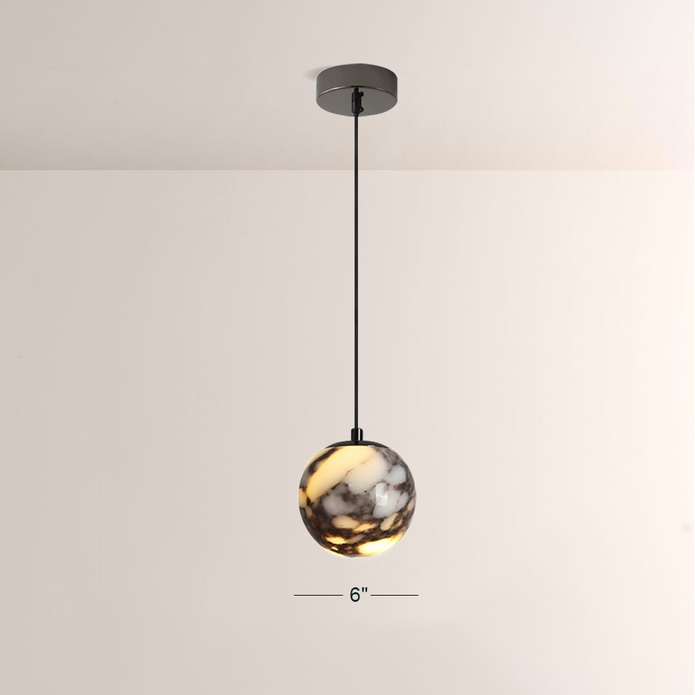 Lionel Spherical Marble Pendant