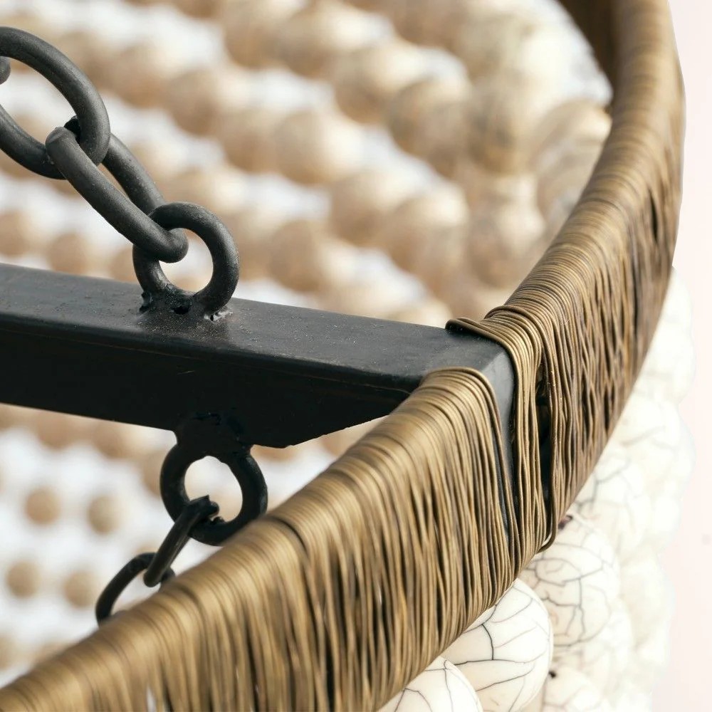 Craney Three-layer Round Beads Chandelier