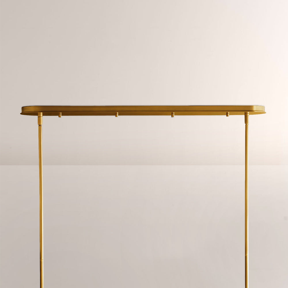Daphira Linear Metal Drum Chandelier