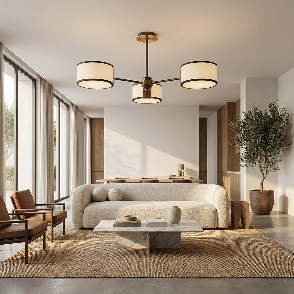 Daphira 3-Light Semi-Flush Mount