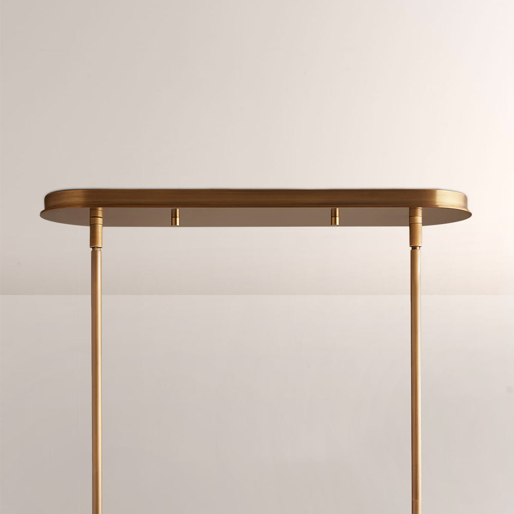 Daphira Linear Metal Drum Chandelier