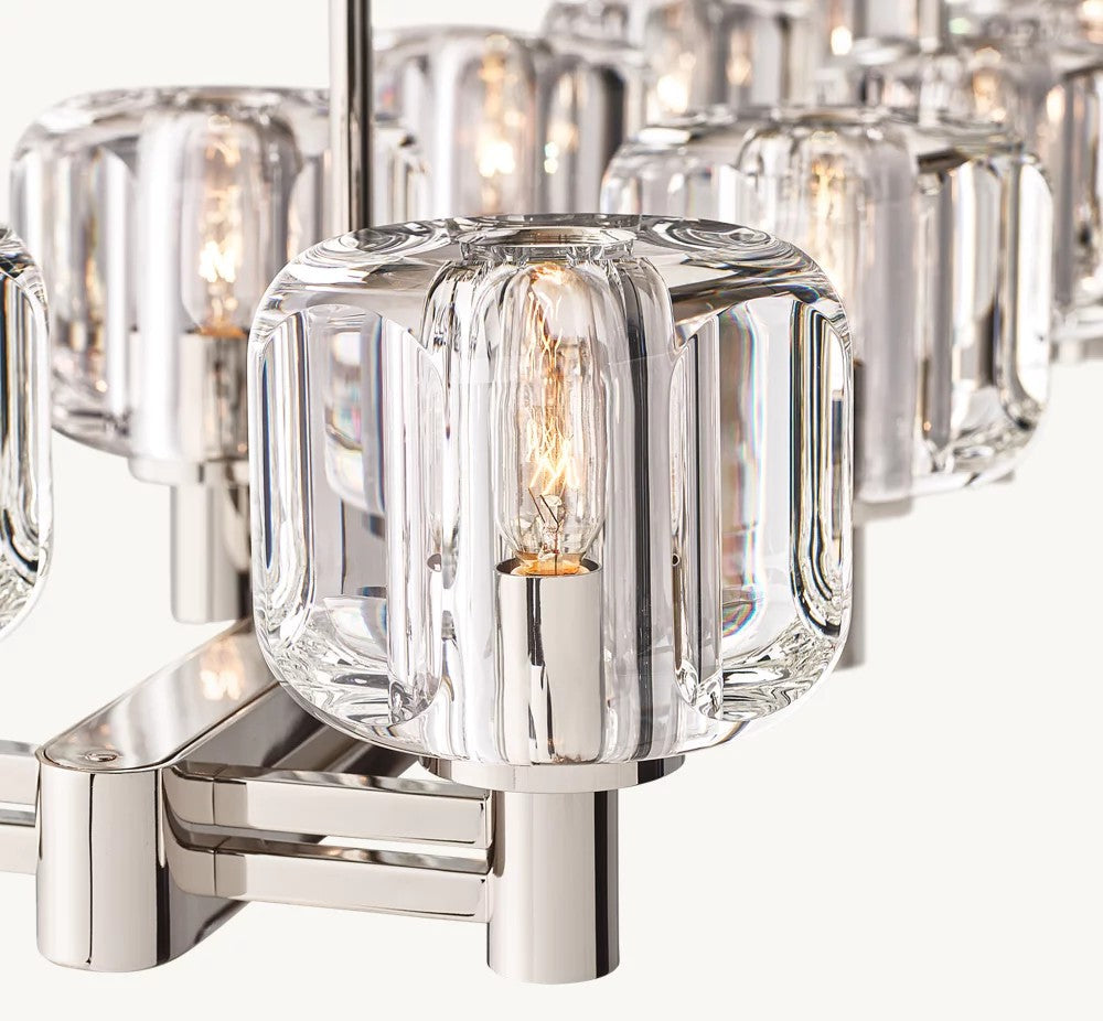 Demaret  Double Linear Chandelier 72“