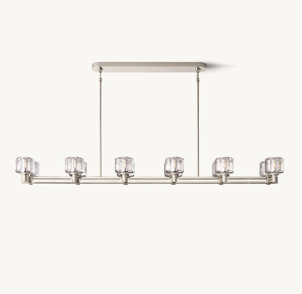 Demaret  Double Linear Chandelier 72“