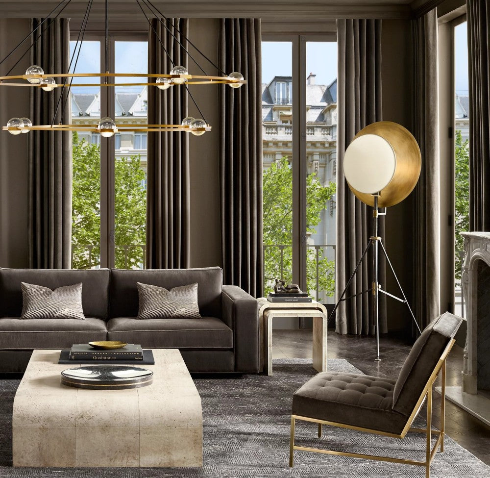 Genius Two-Tier Round Chandelier 60"