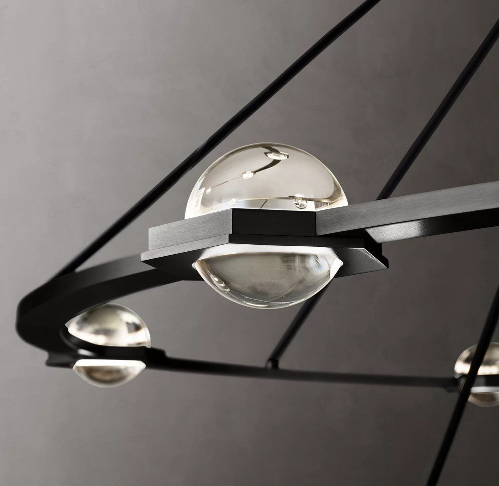 Genius Two-Tier Round Chandelier 60"