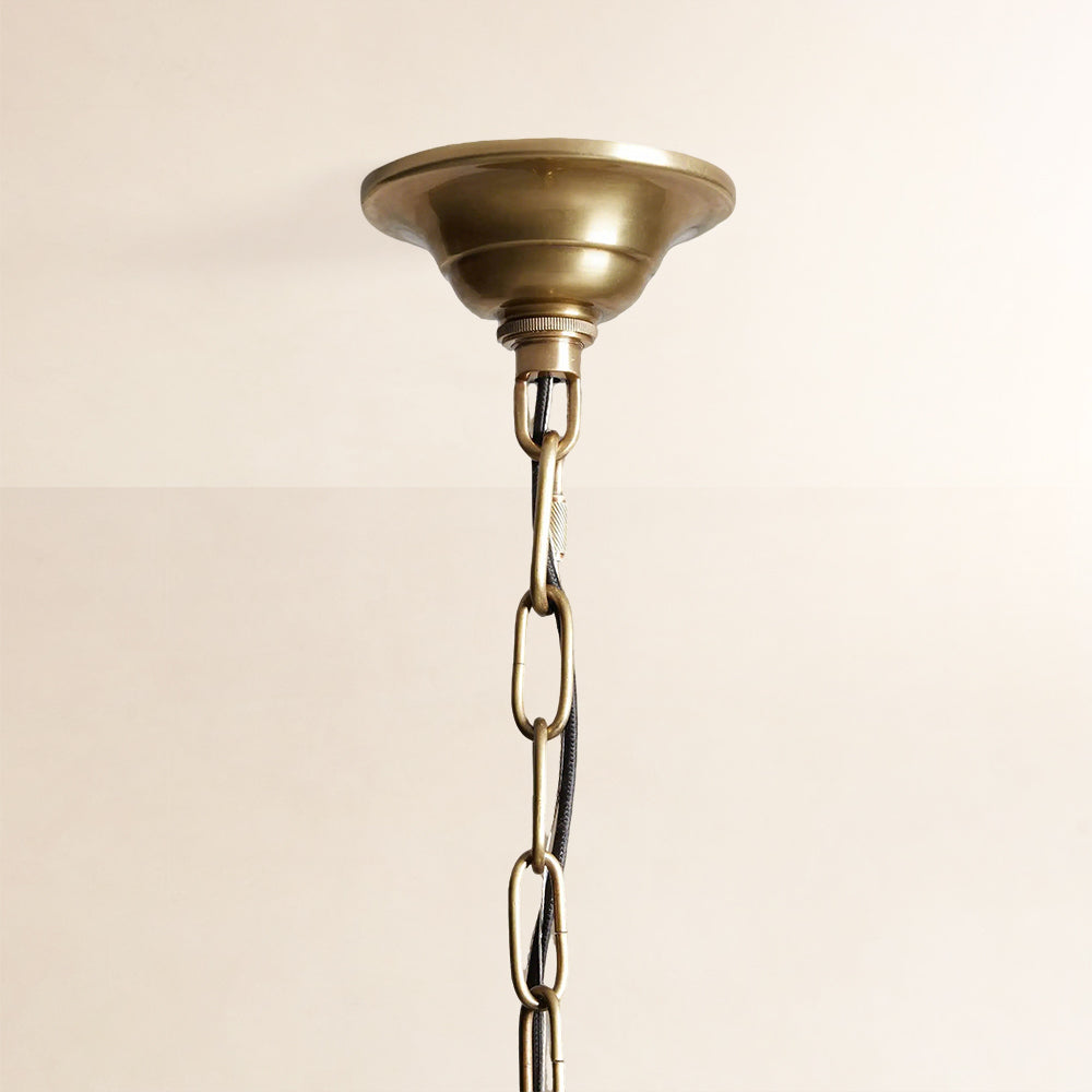 Elixir Geometric Brass Pendant