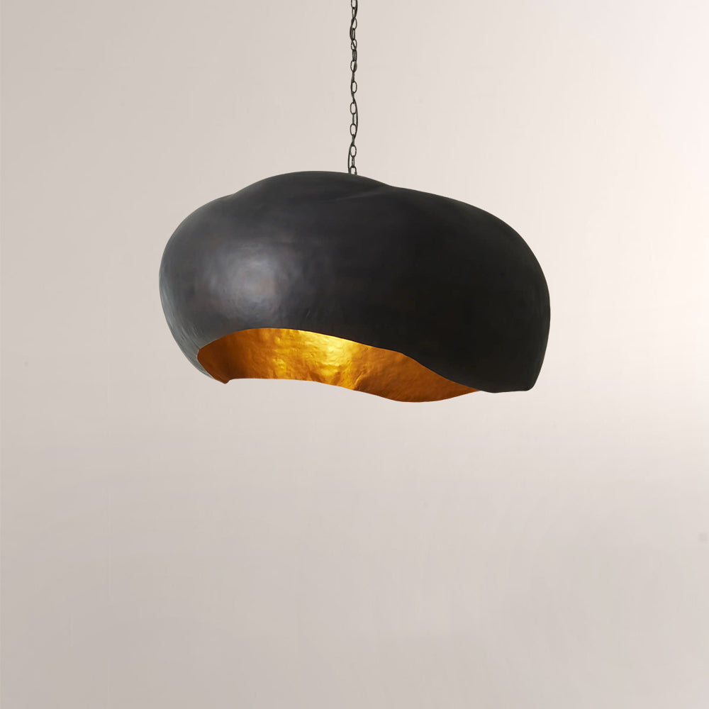 Finn Hammered Metal Dome Pendant