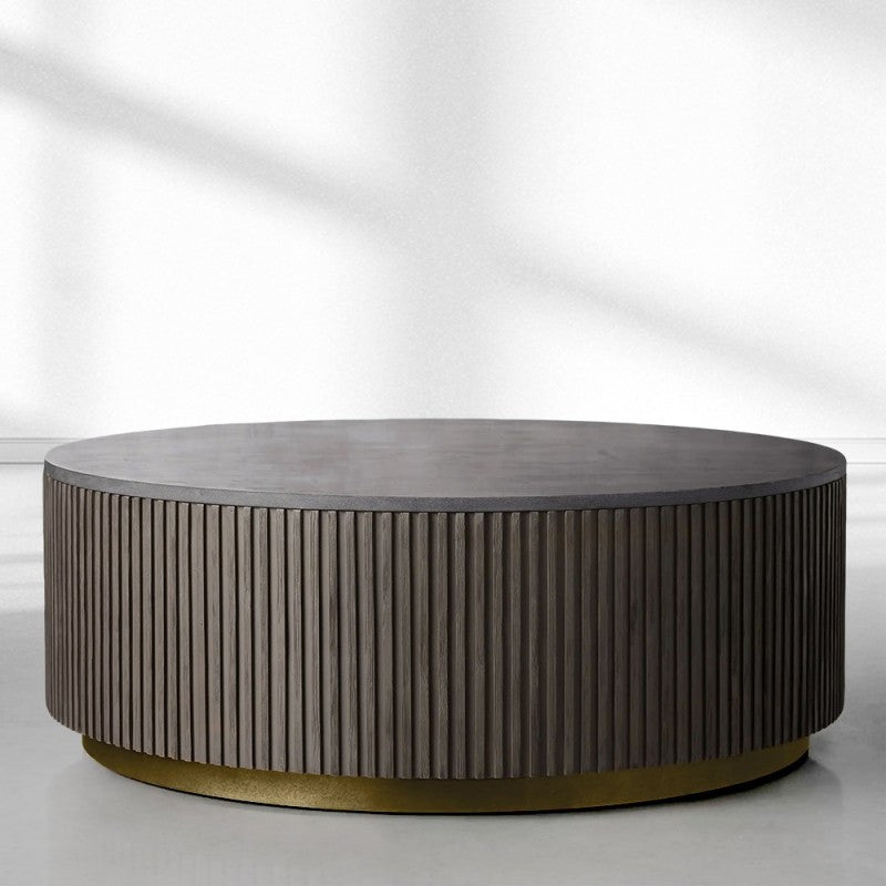Finnley Marble Round Coffee Table For Living Room
