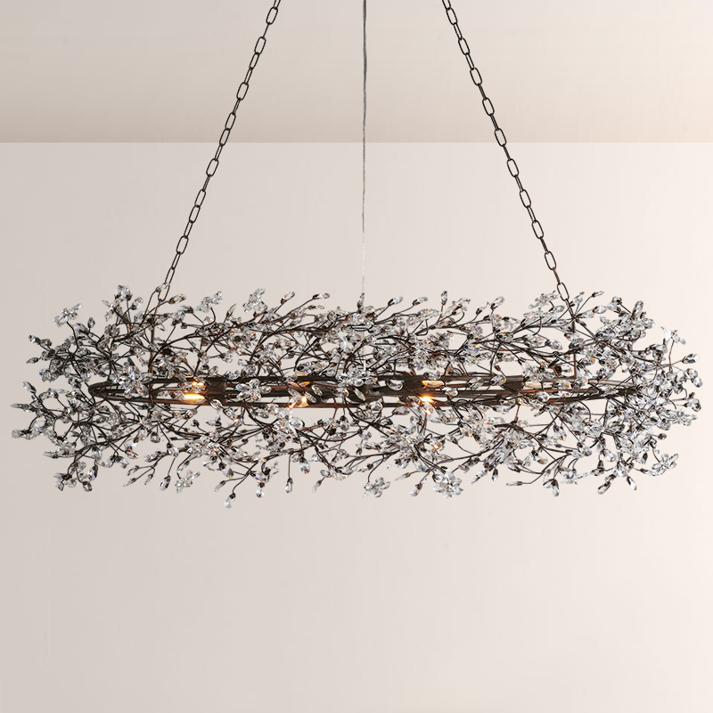 Fiore Oval Chandelier - thebelacan