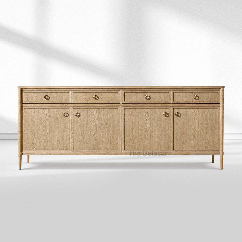 Fraboutéq 4-door Sideboard with Drawers,living room storage cabinet