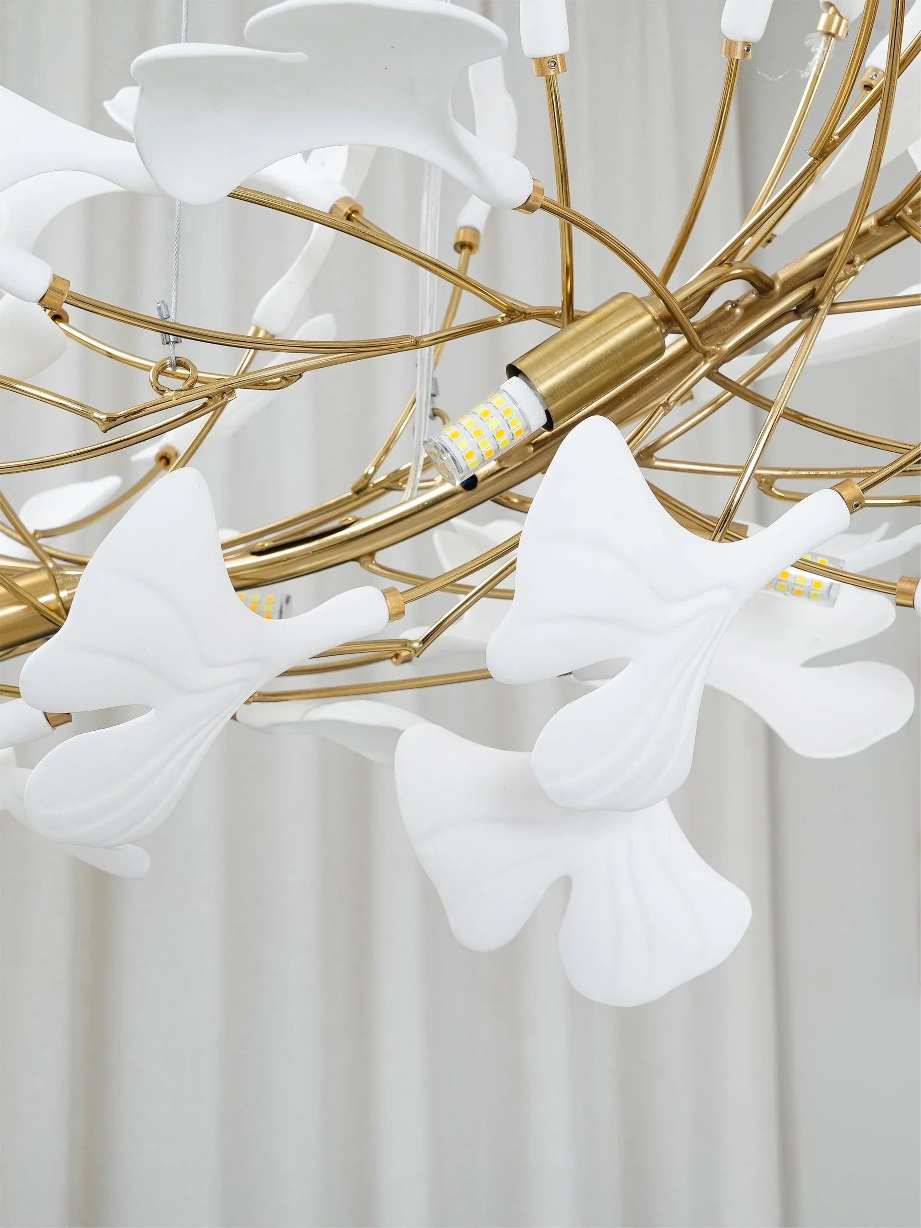 Ceramic Gingko Chandelier B - thebelacan