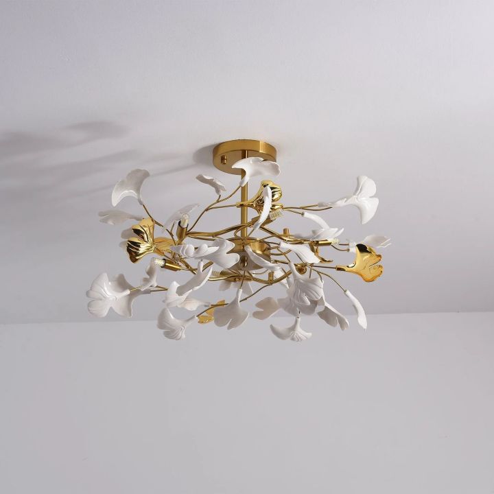 Gingko Luxury Chandelier Style B - thebelacan
