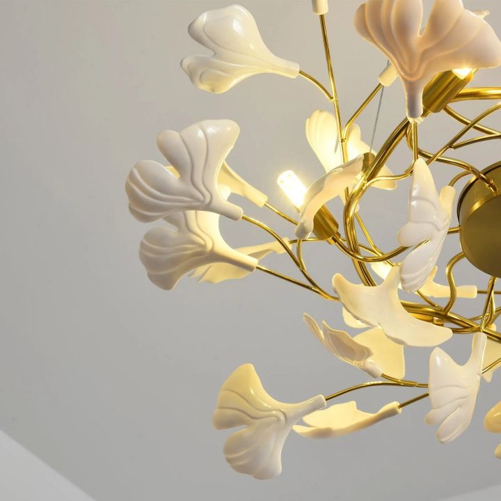 Gingko Luxury Chandelier Style B - thebelacan