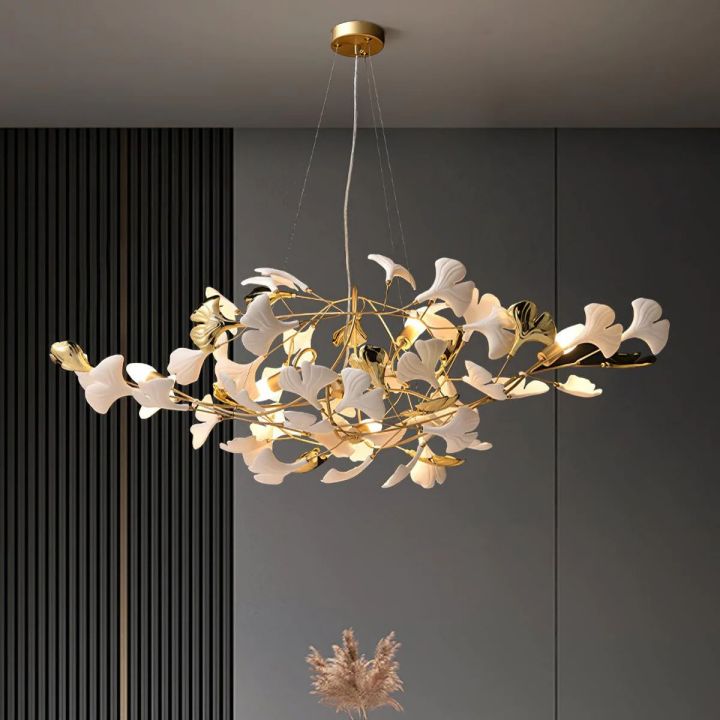 Gingko Luxury Chandelier Style D - thebelacan