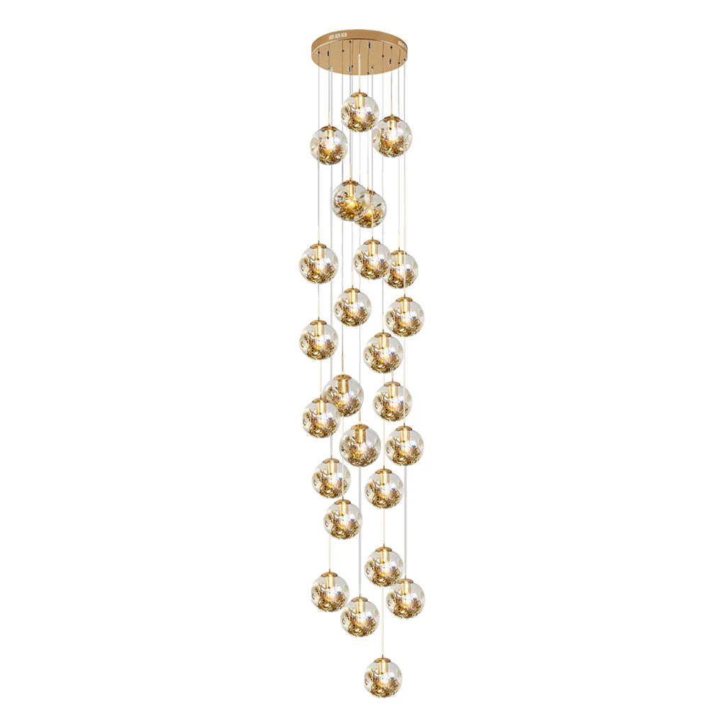 Gold Staircase Chandelier