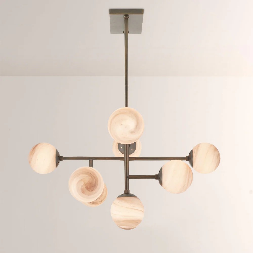 Harrion Linear Glass Chandelier