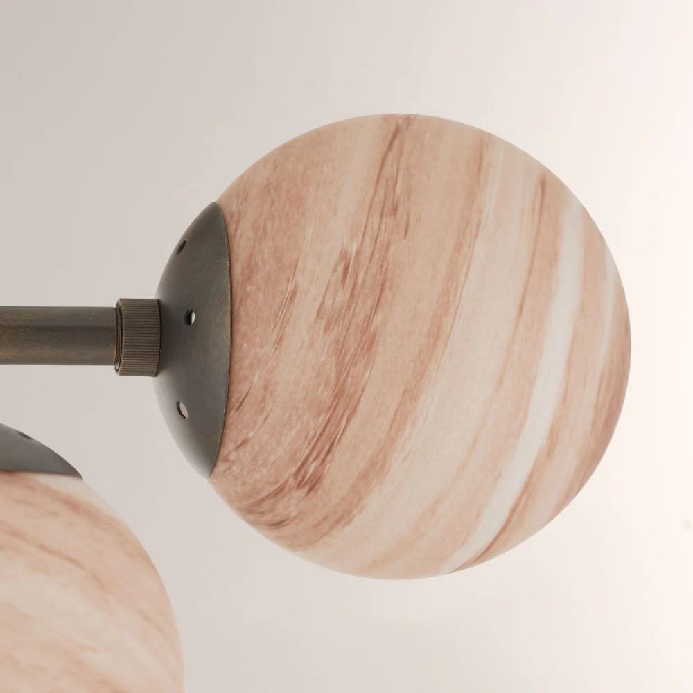 Harrion Linear Glass Chandelier