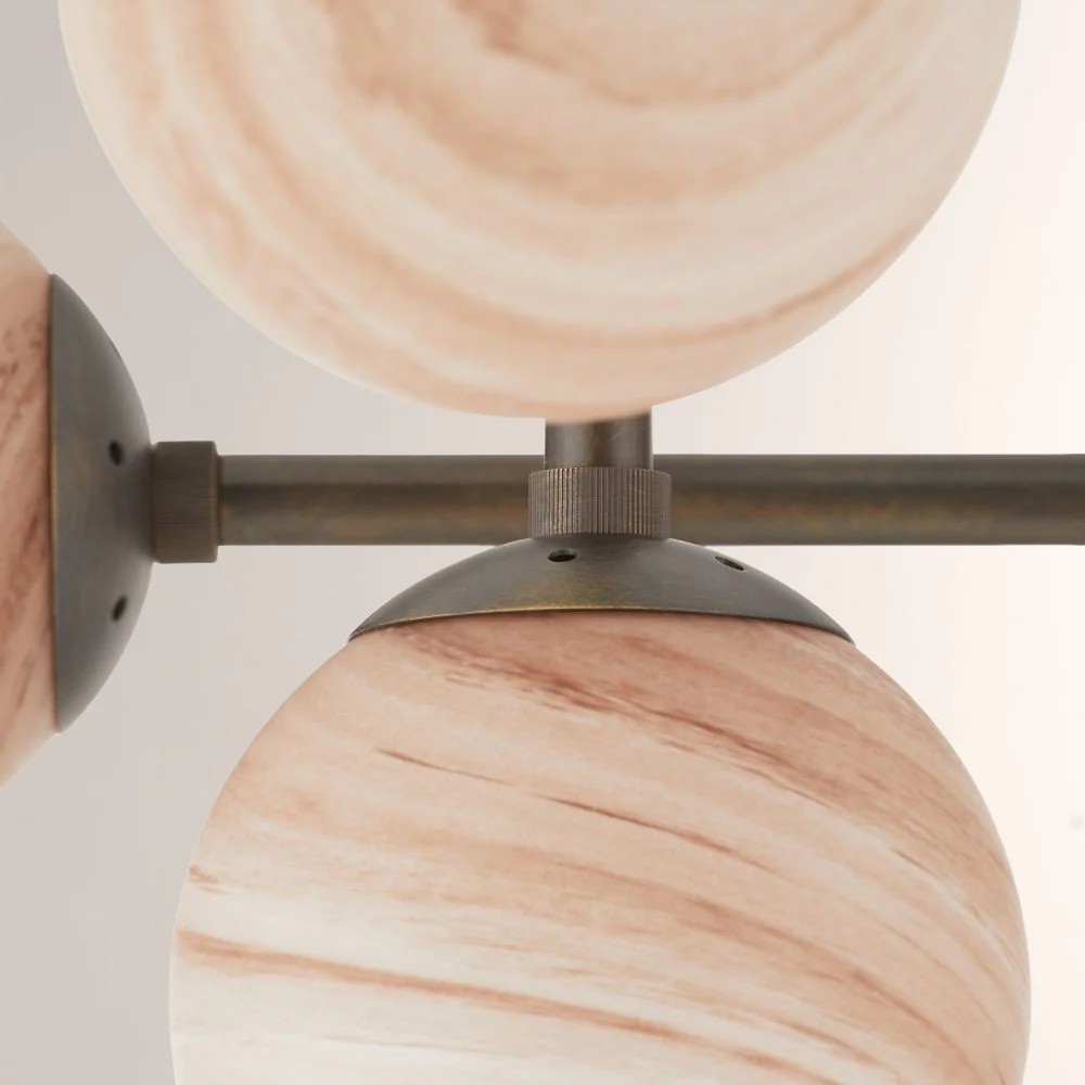 Harrion Linear Glass Chandelier