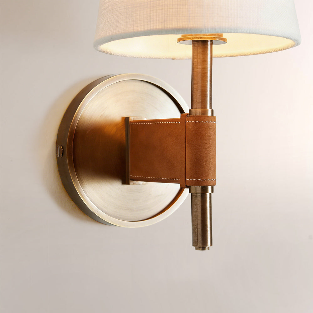 Havena Wrapped Brass Wall Sconce