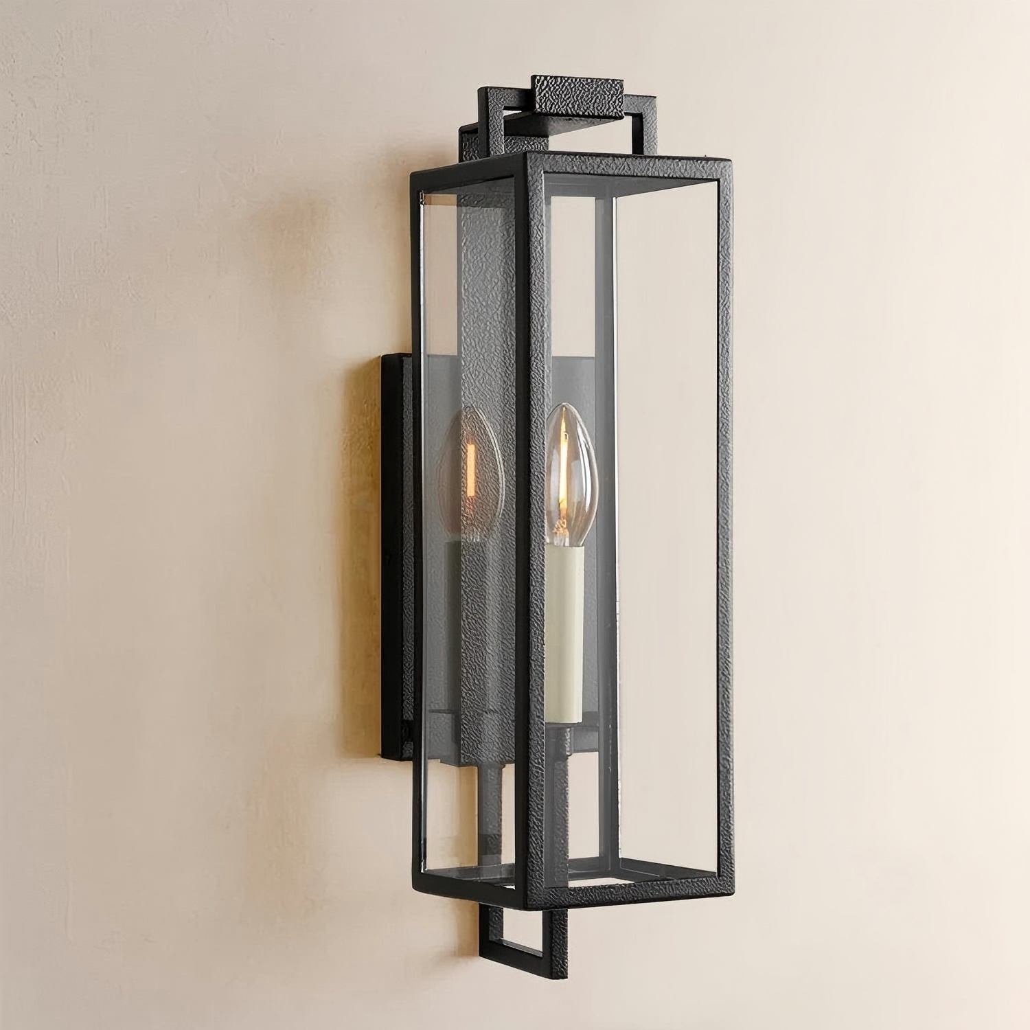 Hendrixa 17" Outdoor Wall Sconce