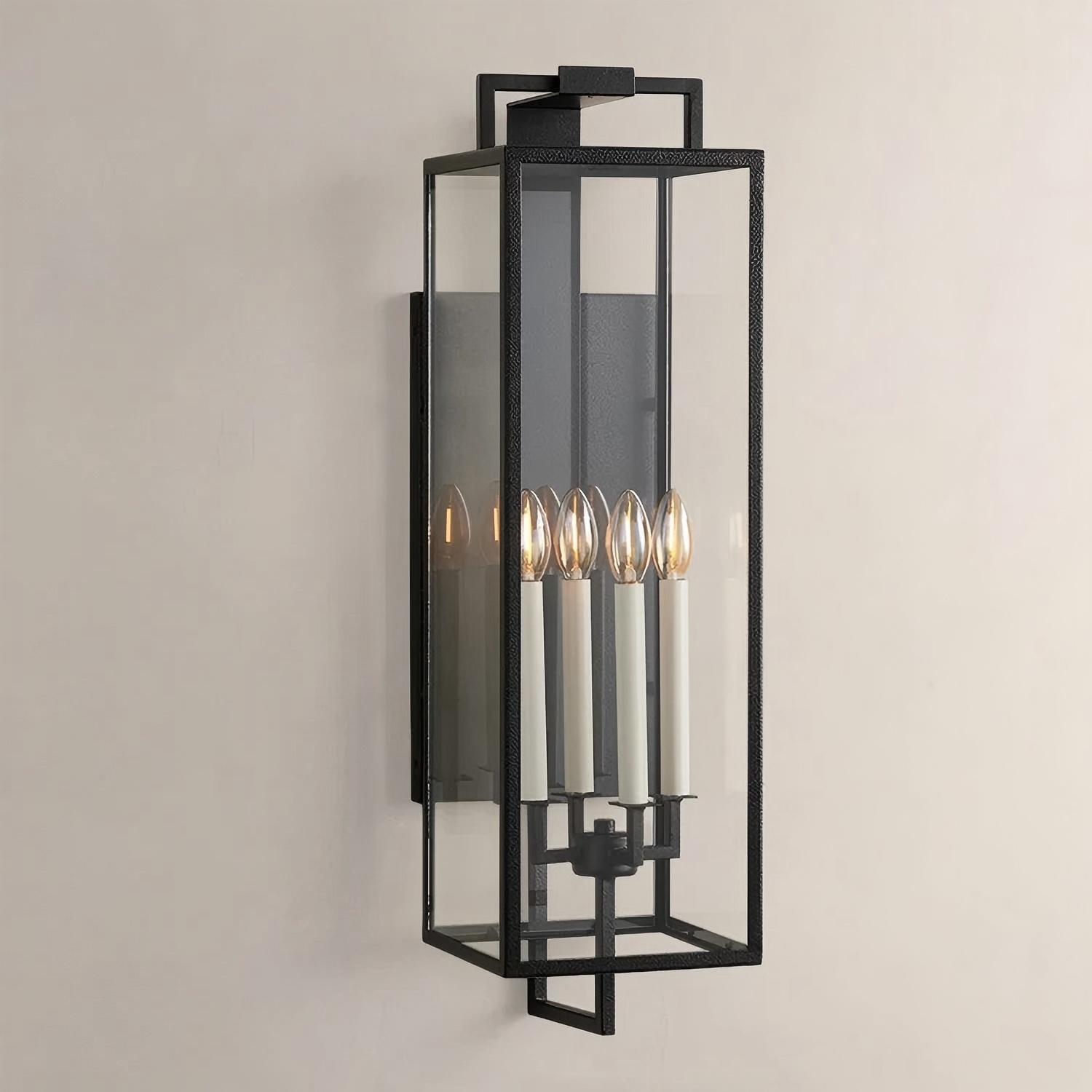Hendrixa 34" Outdoor Wall Sconce