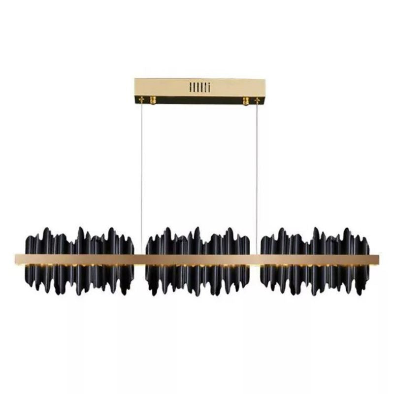 Hill Modern Sculpture Linear Chandelier - thebelacan