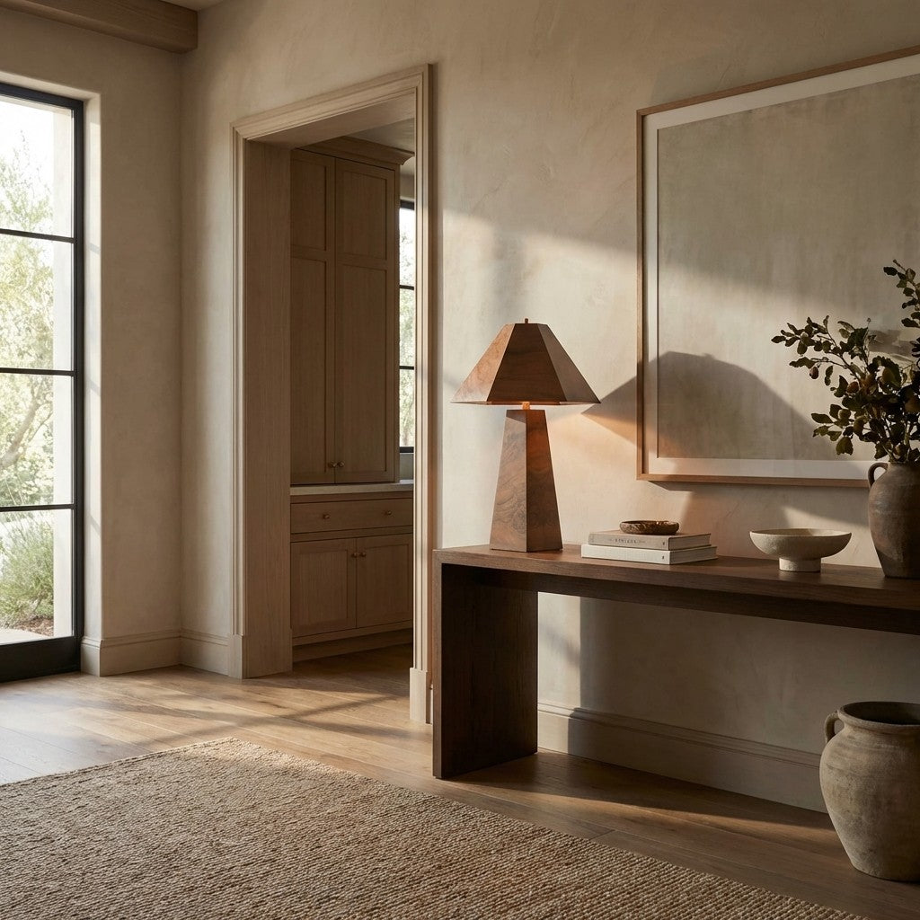 Hilrm Wood Table Lamp