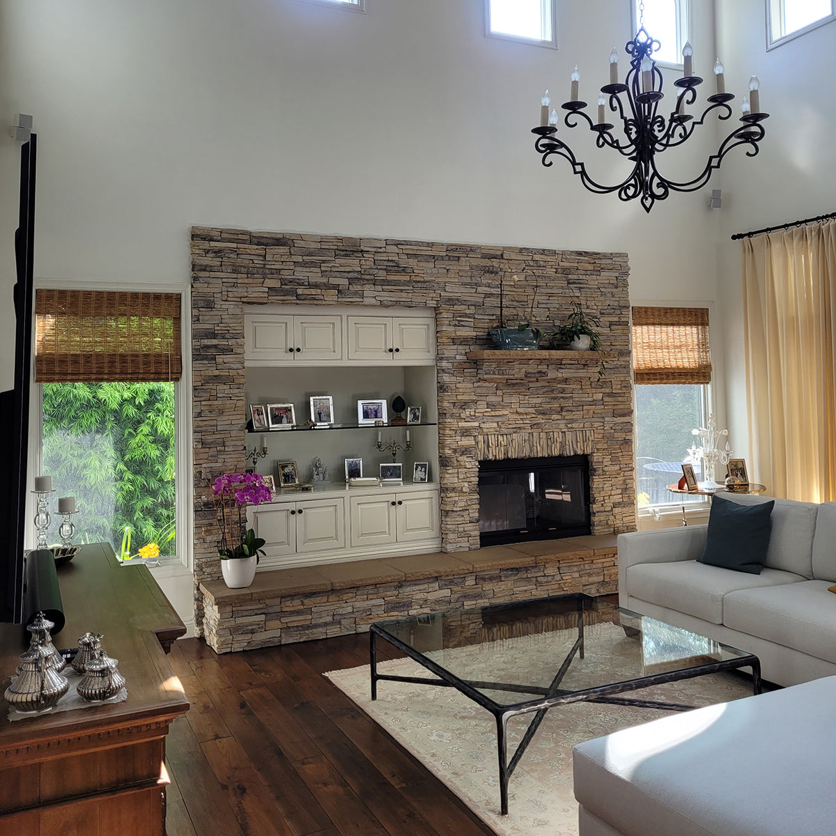 Thalderus Square Glass Coffee Table