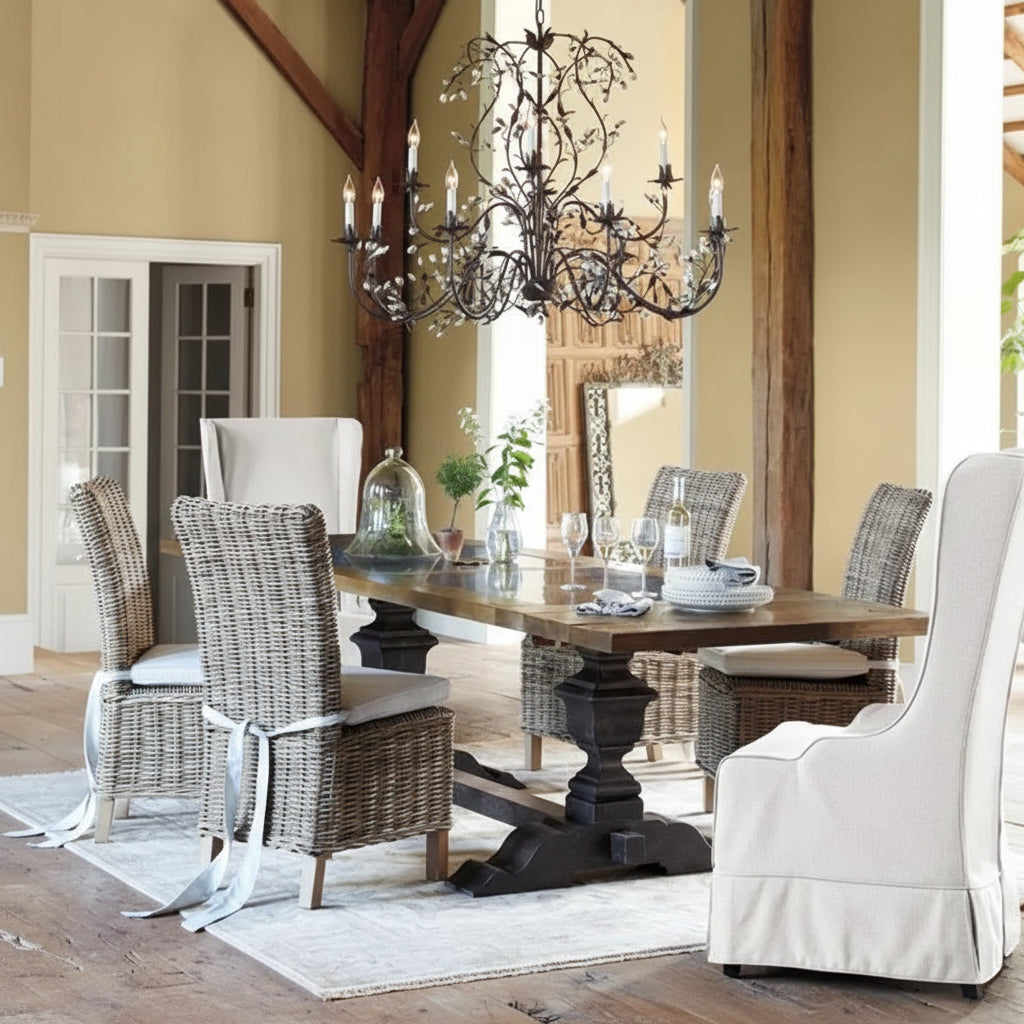 Kalira Crystal 12 Lights Pendant Chandelier 46"