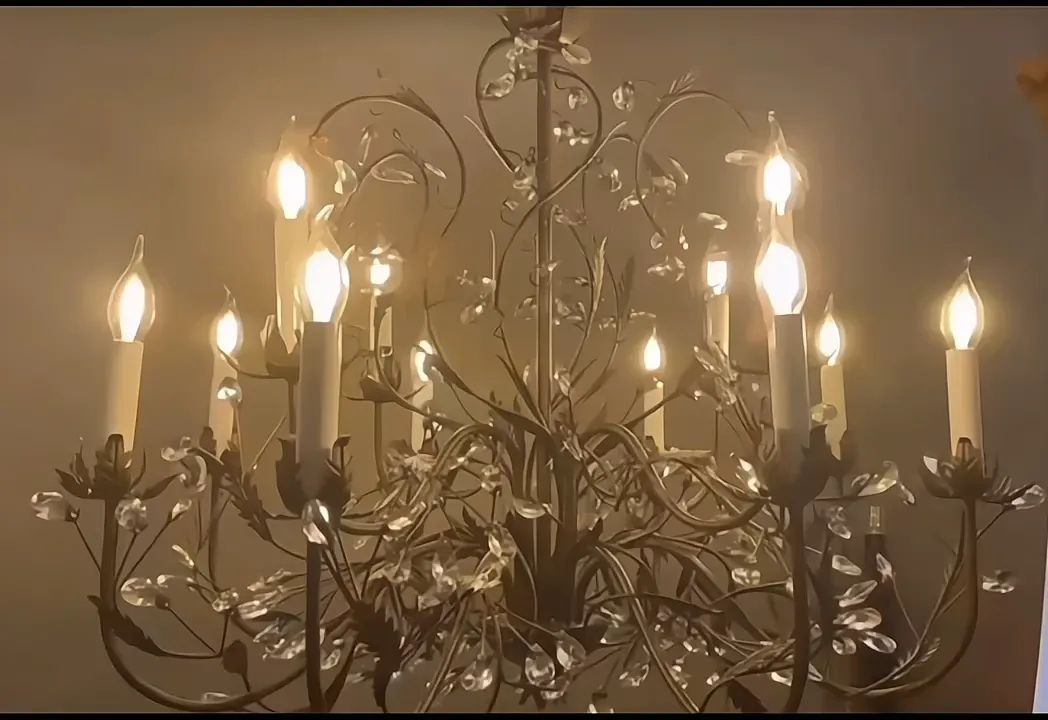 Kalira Crystal 12 Lights Pendant Chandelier 46"