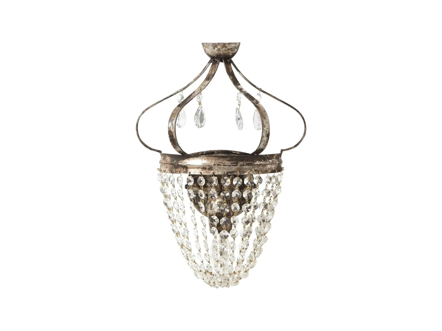 Kalira Crystal 1 Light Wall Sconce