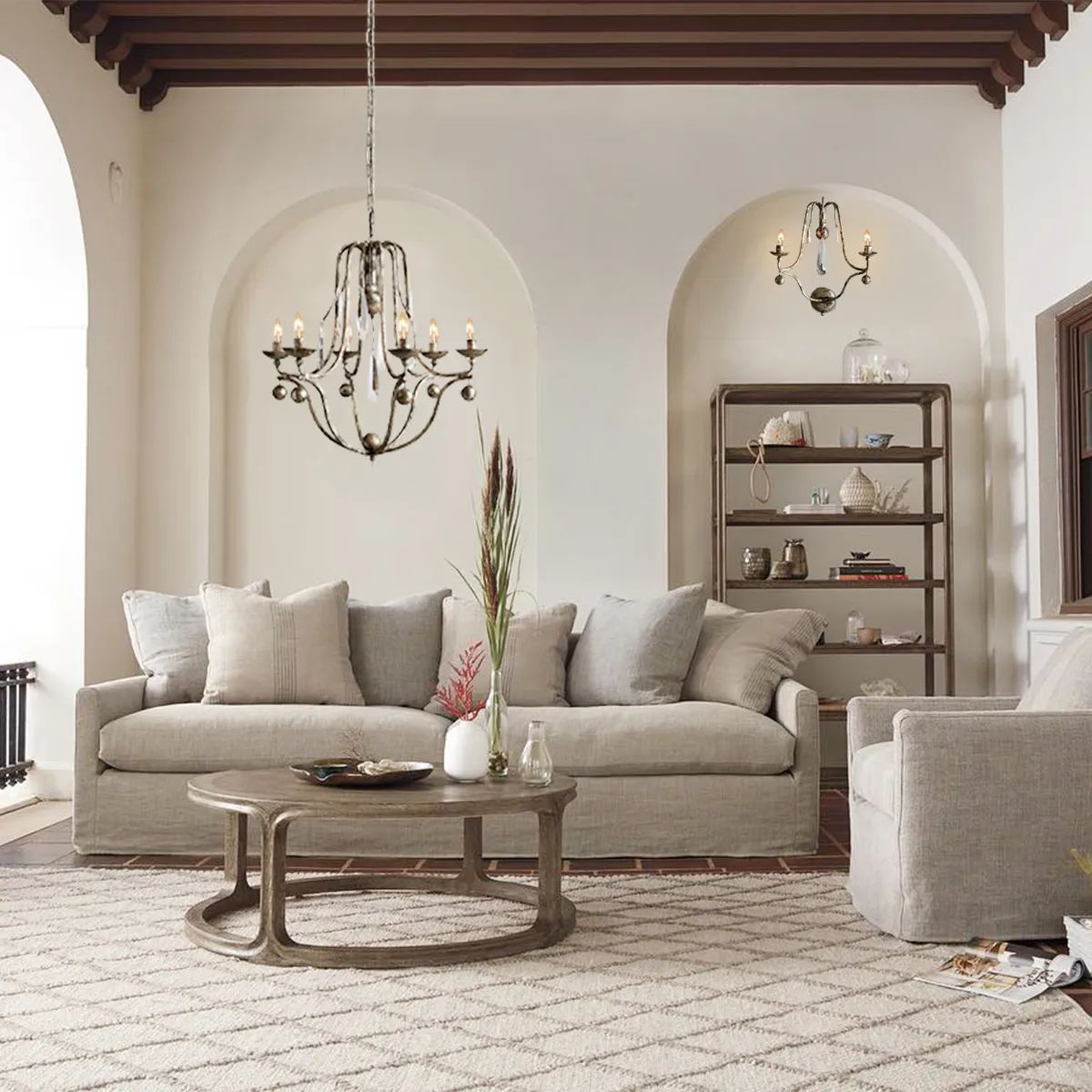 Kalira Crystal 2 Lights Wall Sconce