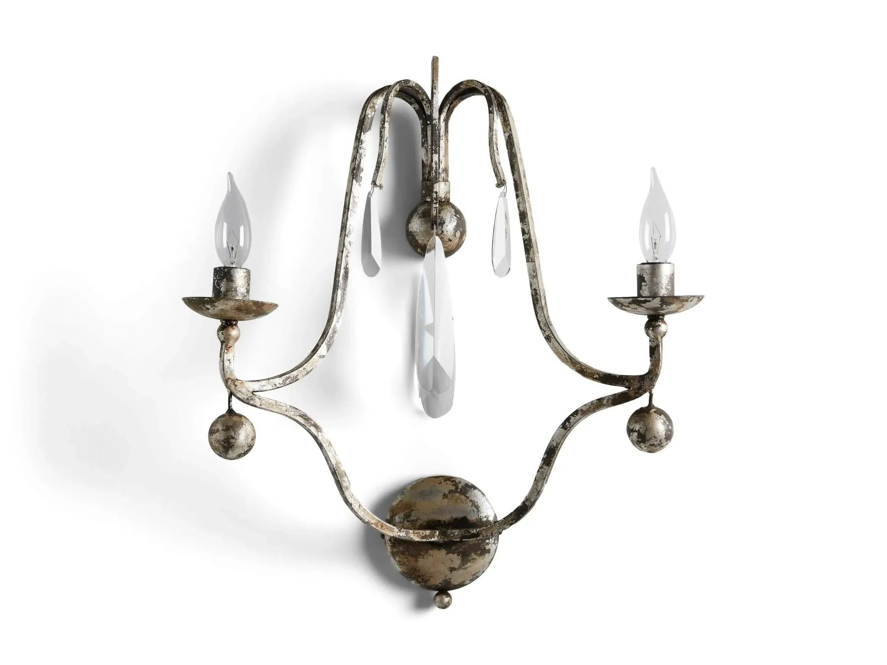 Kalira Crystal 2 Lights Wall Sconce