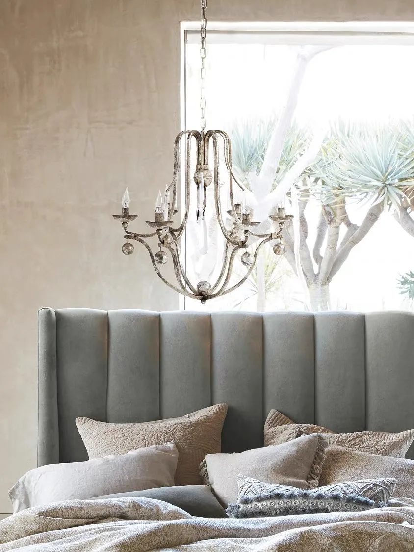 Kalira Crystal 6 Lights Pendant Chandelier