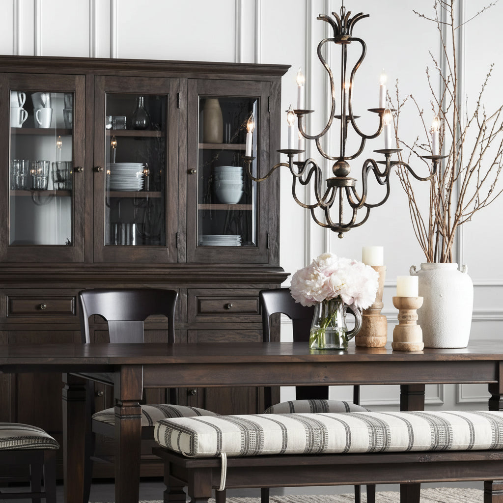 Kalira Crystal 12 Lights Pendant Chandelier 42"