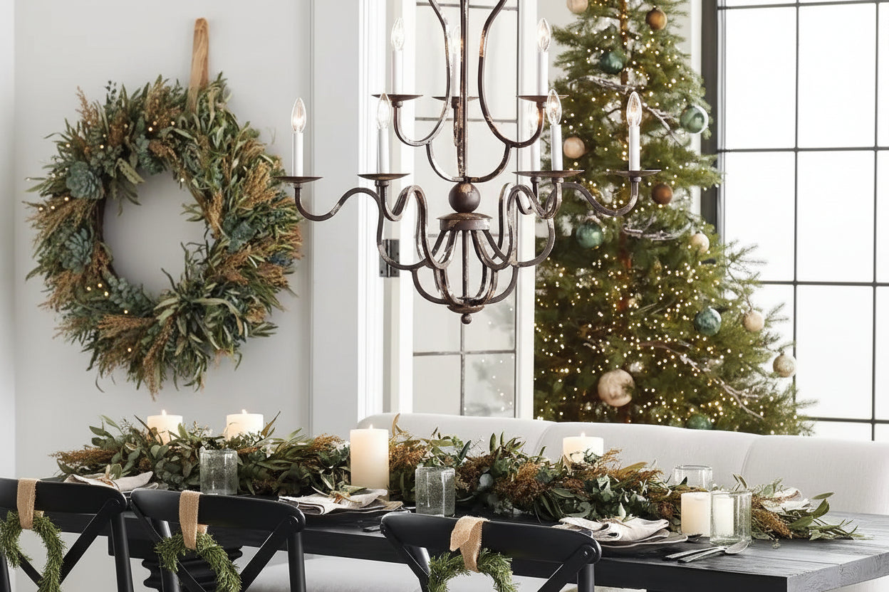 Kalira Crystal 12 Lights Pendant Chandelier 42"