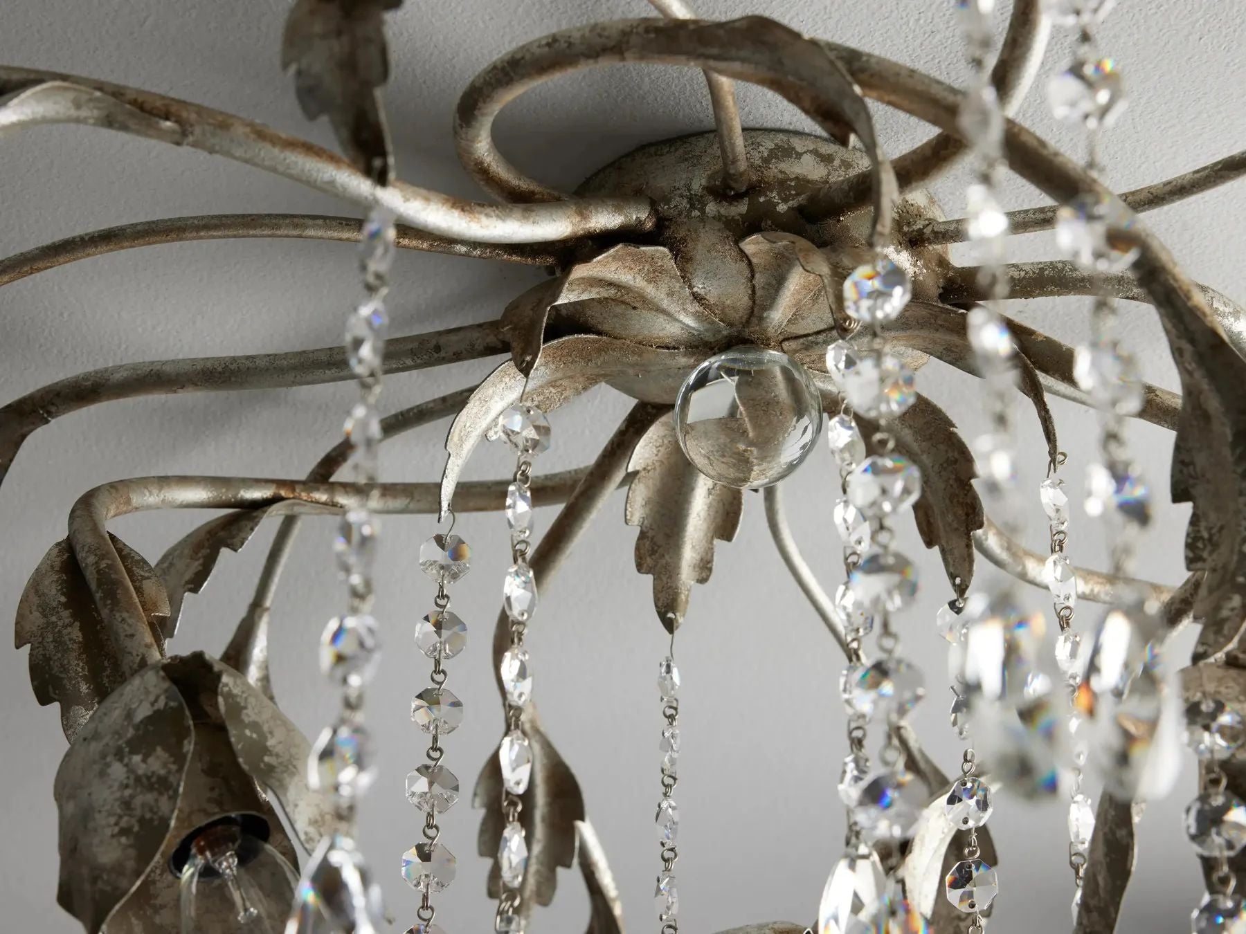 Kalira Crystal Flushmount Ceiling light 23.5"- 32"D