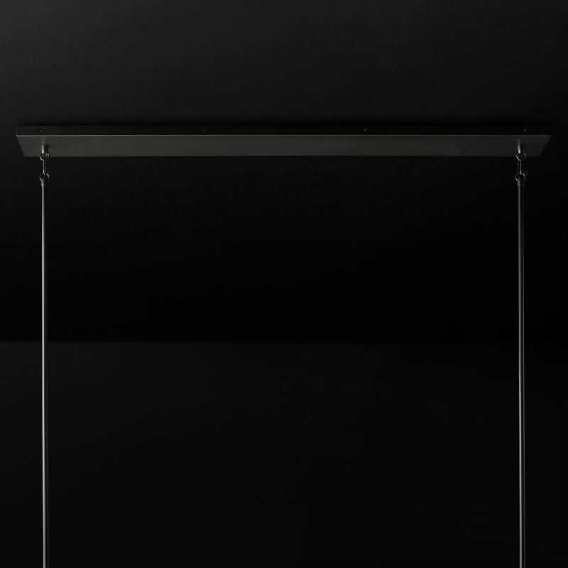 Kuseau Glass Linear Chandelier 49" - ebuylight