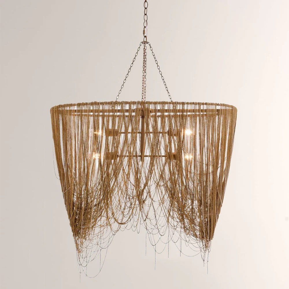 Lindsor Oval Chains Chandelier