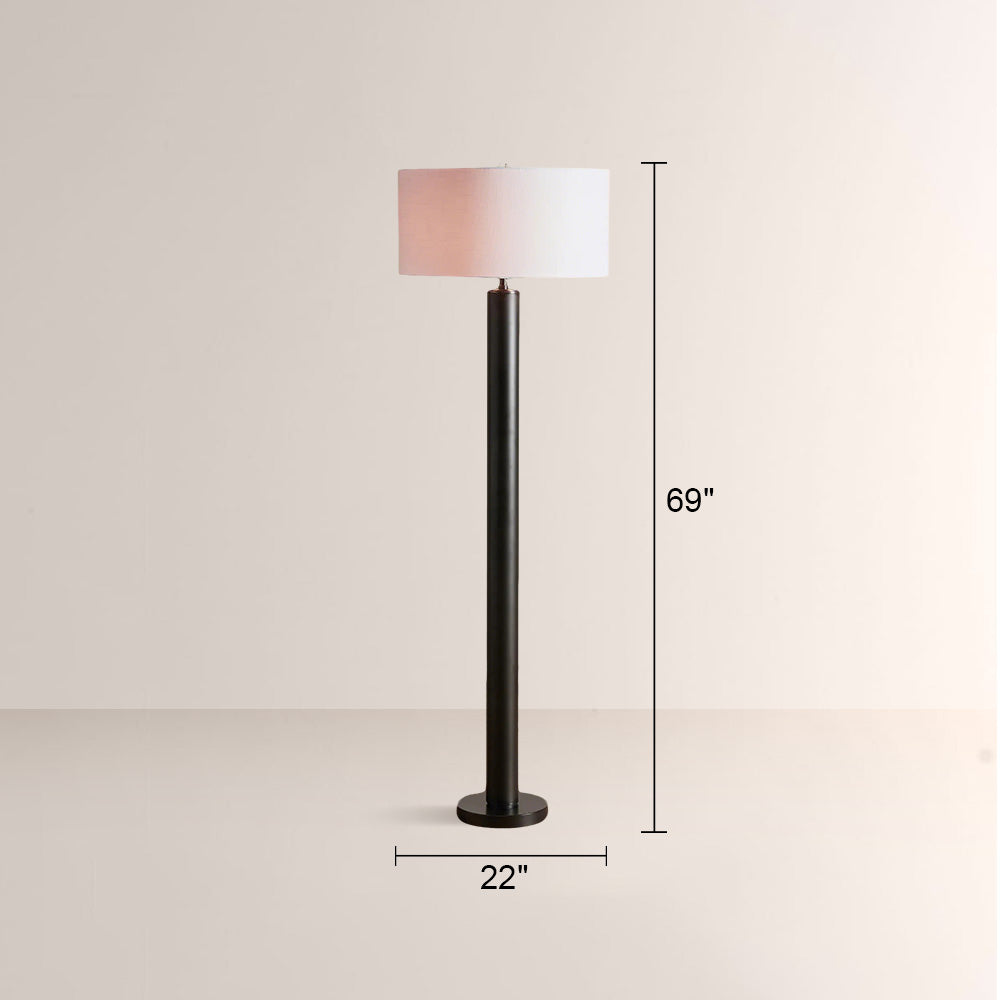 Linem Linen Floor Lamp