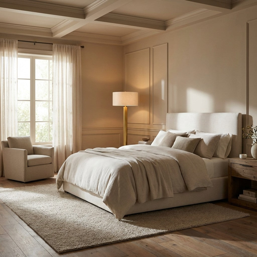 Linem Linen Floor Lamp