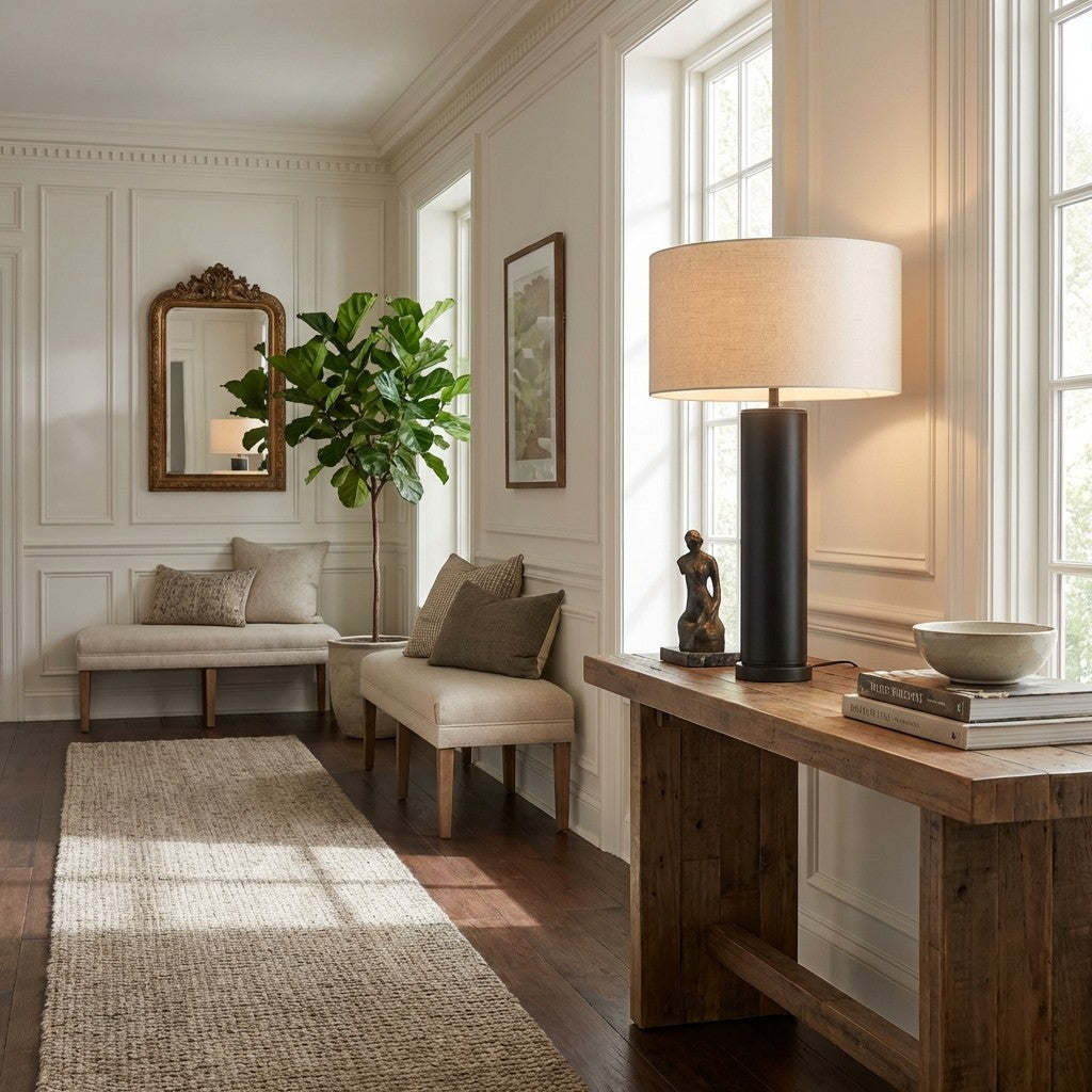 Linem Linen Table Lamp