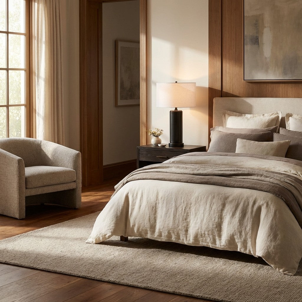 Linem Linen Table Lamp