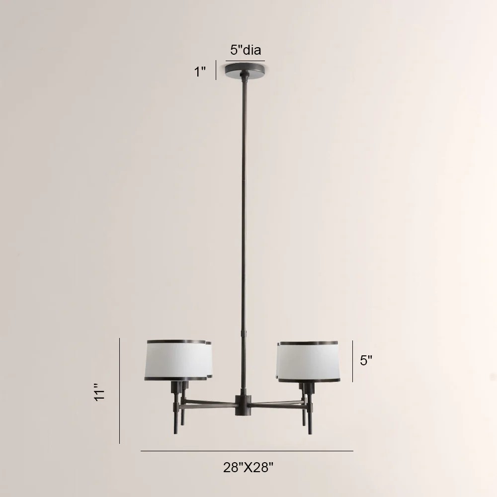 Lizara 4-Light Round Chandelier