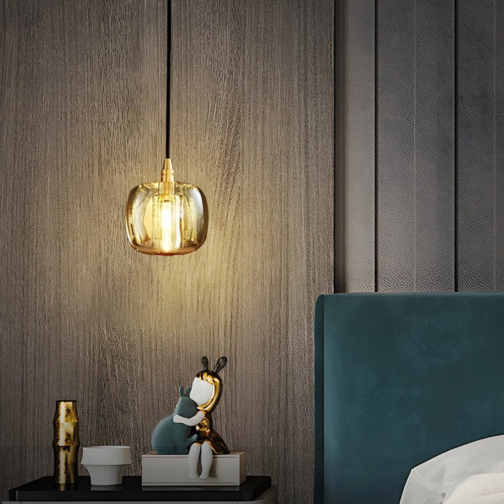 Long Spiral Cubes Crystal Chandelier for Staircase