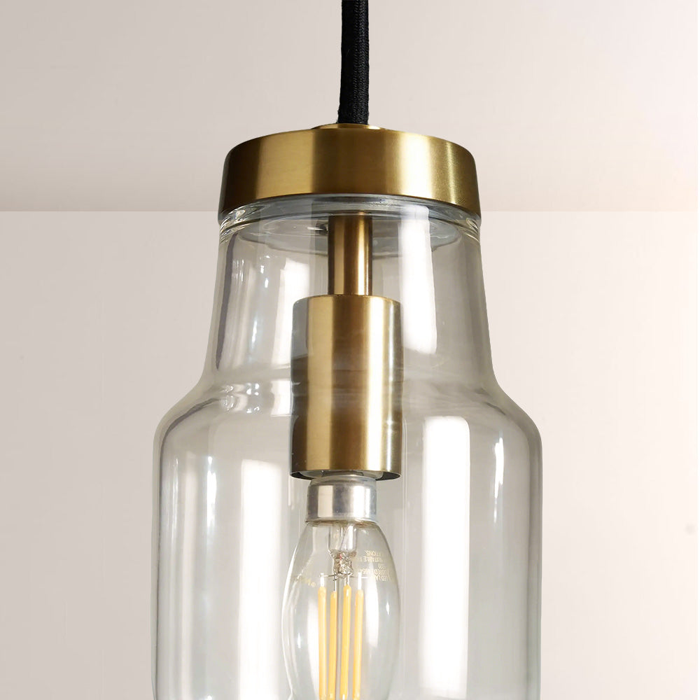 Lumi Clear Glass Pendant
