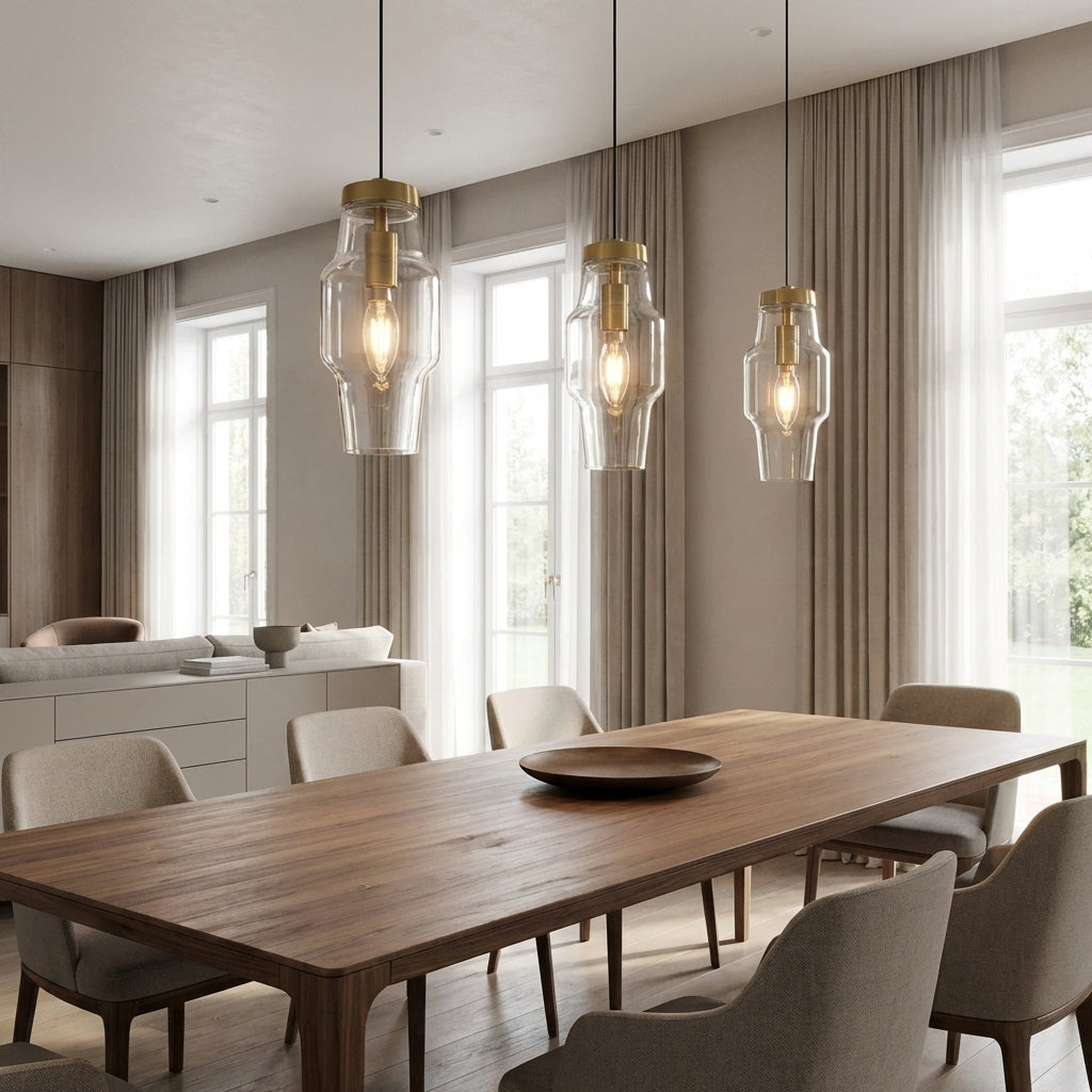 Lumi Clear Glass Pendant