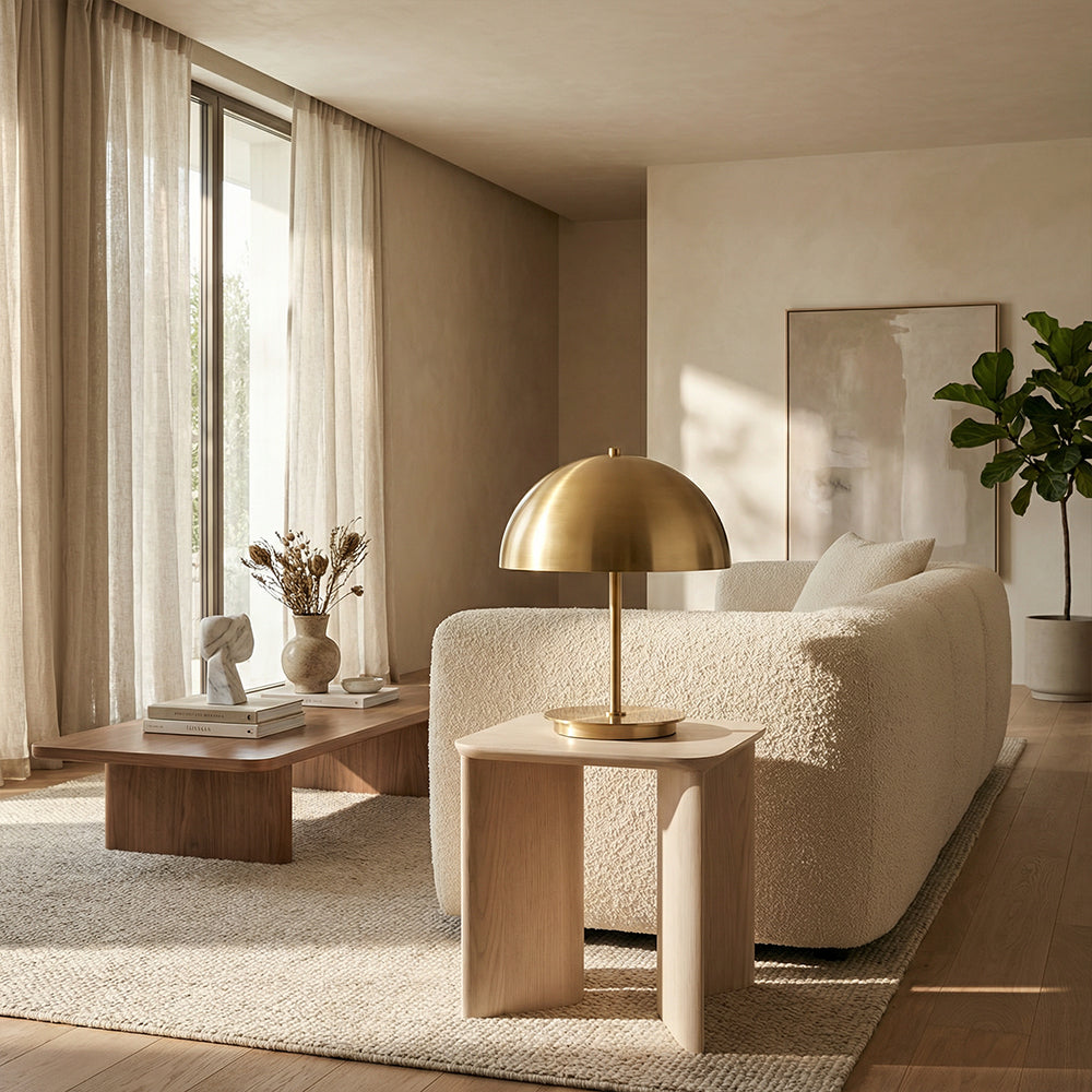 Malora Dome Metal Table Lamp