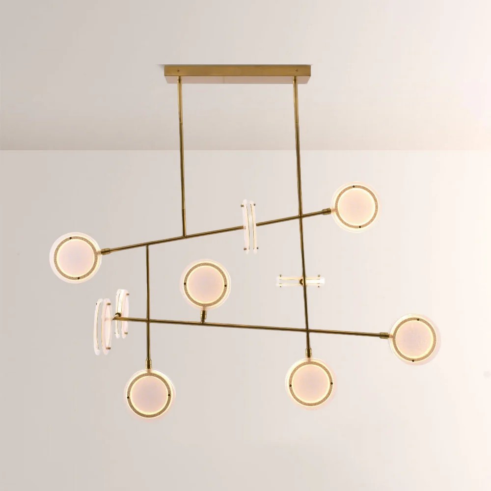 Mandela Linear Chandelier