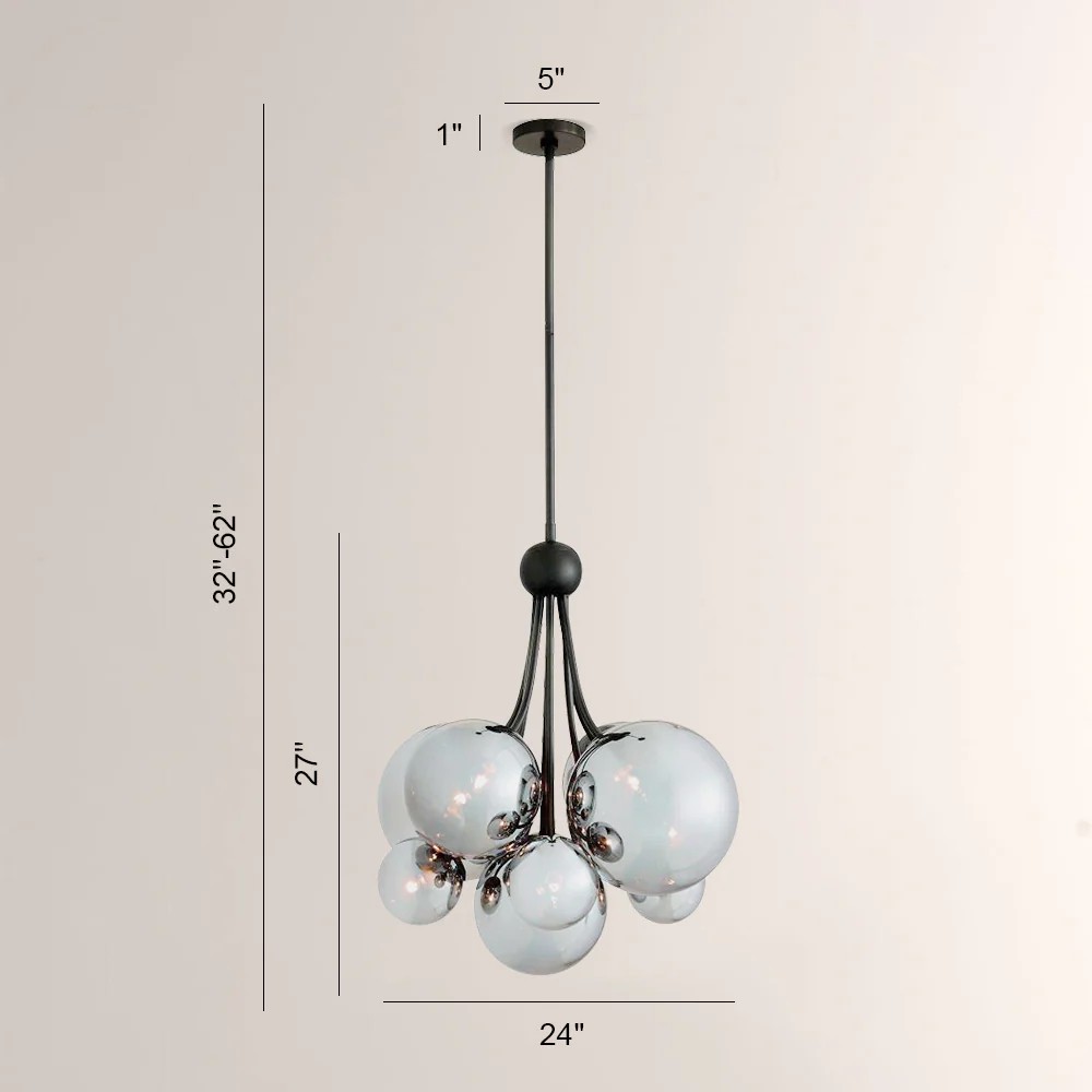 Mickel Round Globe Chandelier